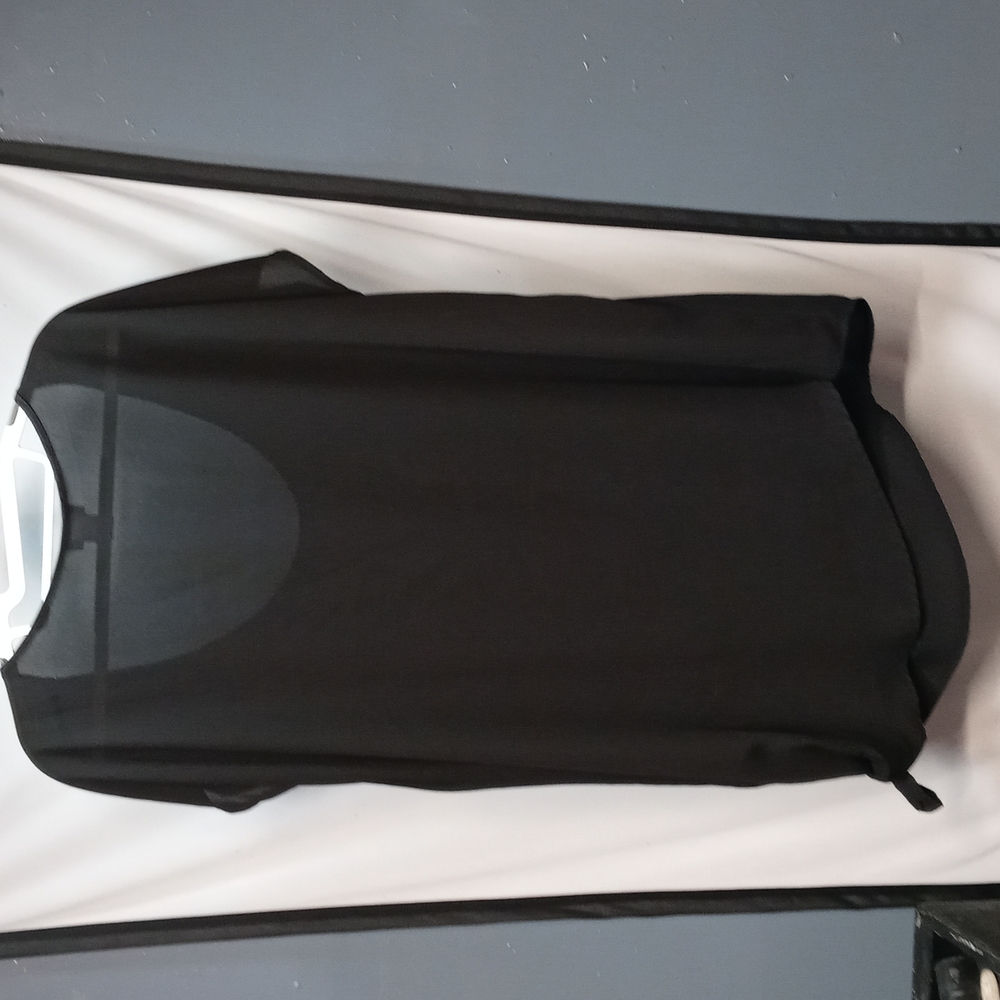 Black Translucent Torrid Shirt - image 6